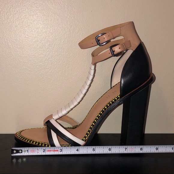 L.A.M.B.”Oracle Leather Dress Open-Toe Block Heel/Sandal,Size-8.5 - Picture 6 of 12